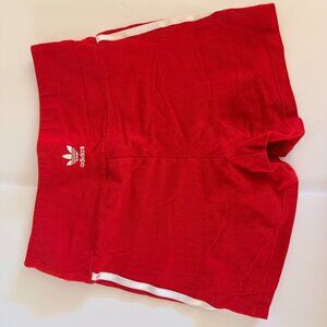 Adidas Originals Red Biker Shorts